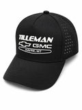 Black Performance Baseball Cap with Perforated Panels & GMC Graphic