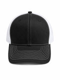 Black & White Trucker Cap – Classic Blank Premium Cap