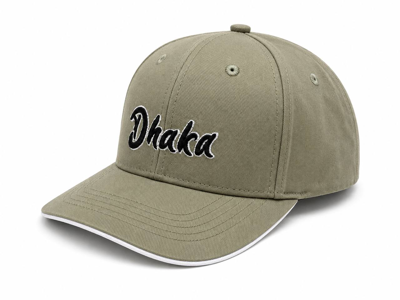 Dhakaiyacap Khaki Classic Embroidered Cap