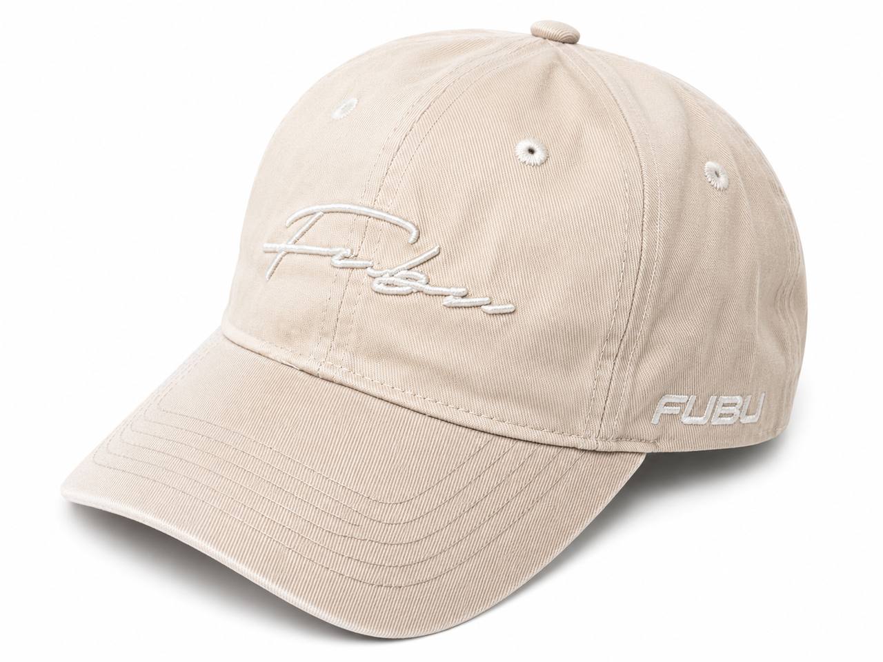 Premium Beige Signature Embroidered Cap