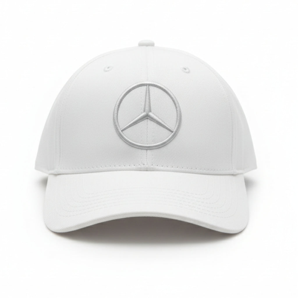 White AMG F1 Basebal Cap