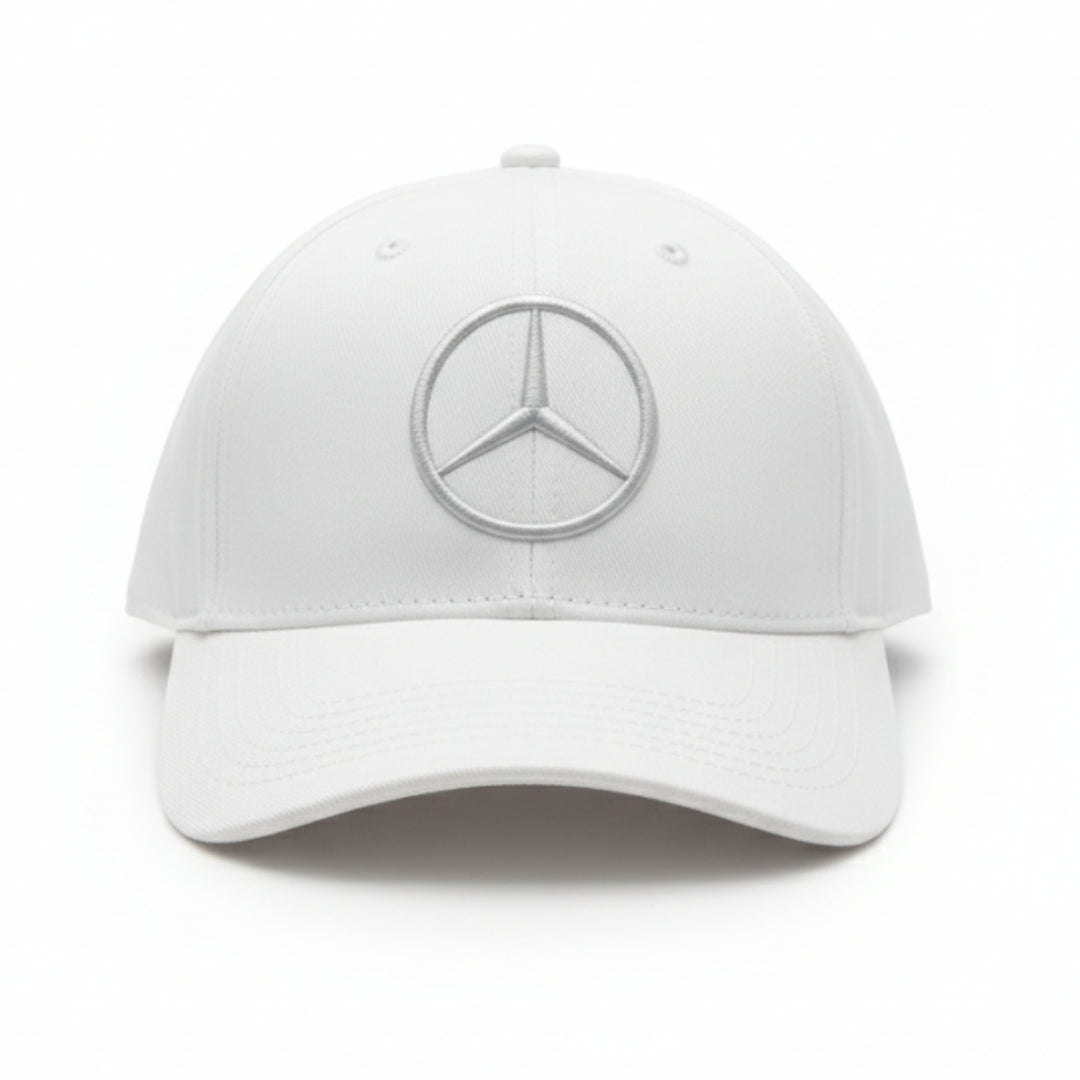 White AMG F1 Basebal Cap