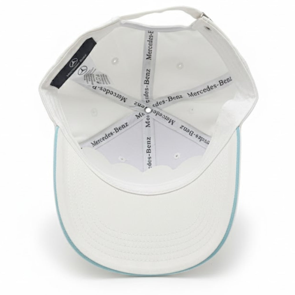 White AMG F1 Basebal Cap